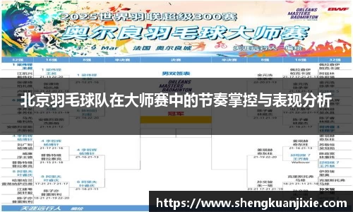 北京羽毛球队在大师赛中的节奏掌控与表现分析